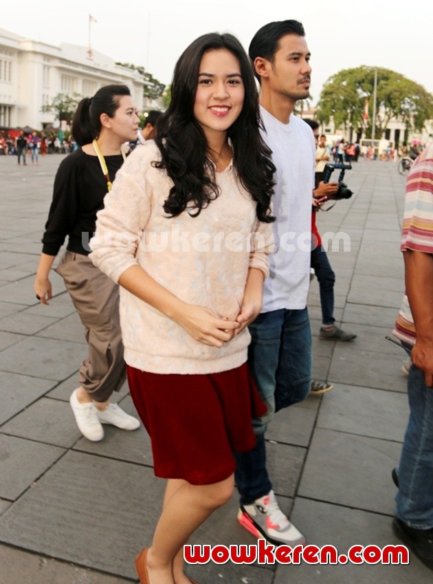 Gambar Foto Raisa Jalani Syuting Perdana