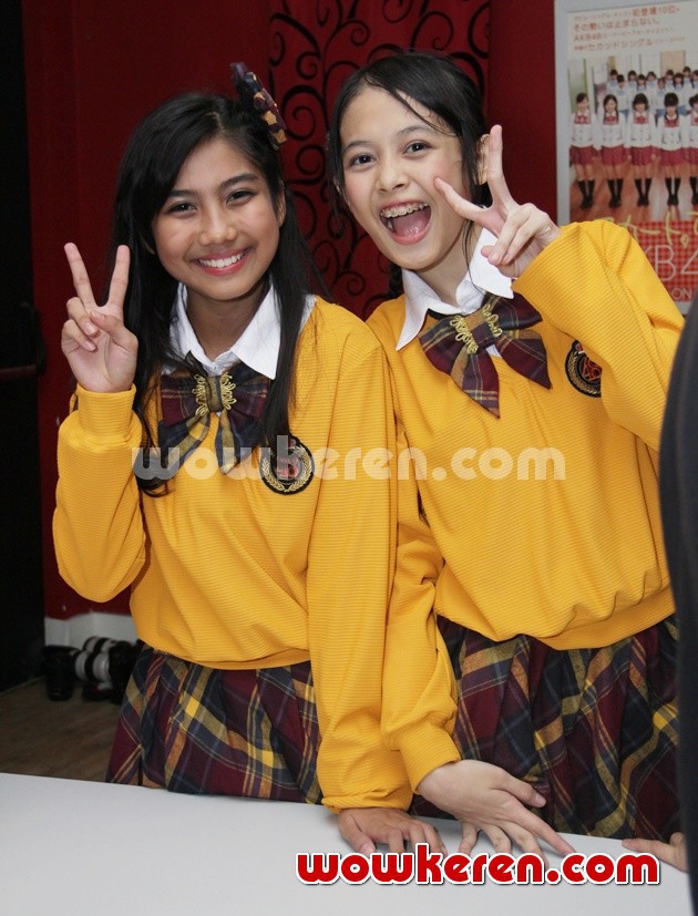 Gambar Foto Ayu Aurellia dan Feni Fitriyanti Anggota Team T JKT48