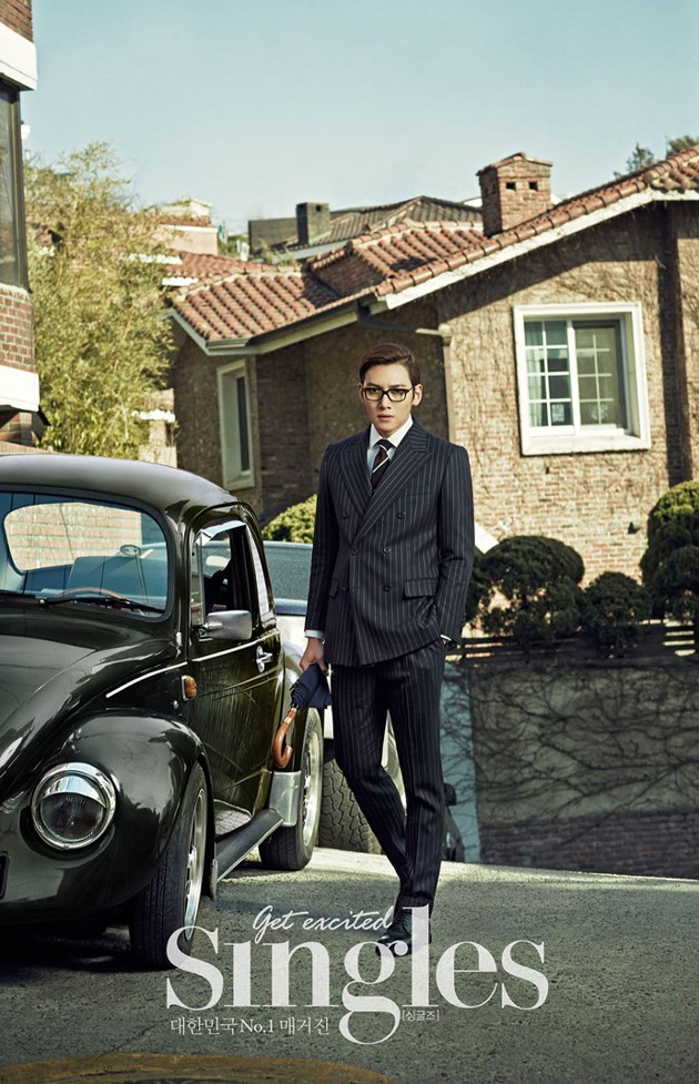 Gambar Foto Ji Chang Wook di Majalah Singles Edisi April 2015