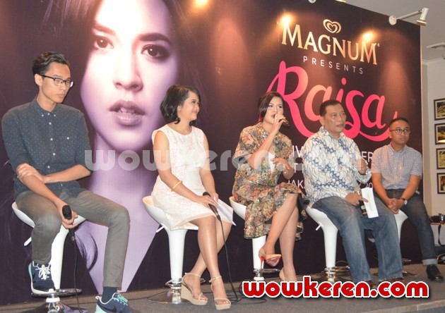 Gambar Foto Raisa Saat Jumpa Pers Konser 'Raisa Pemeran Utama Live In Concert'