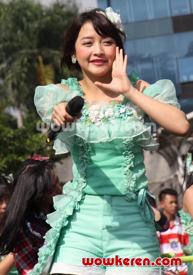 Gambar Foto Kinal JKT48 Saat Kampanye Senbatsu Sousenkyo