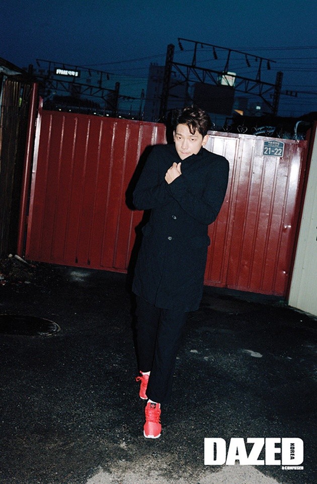 Gambar Foto Rain di  Majalah Dazed & Confused Korea Edisi Januari 2015