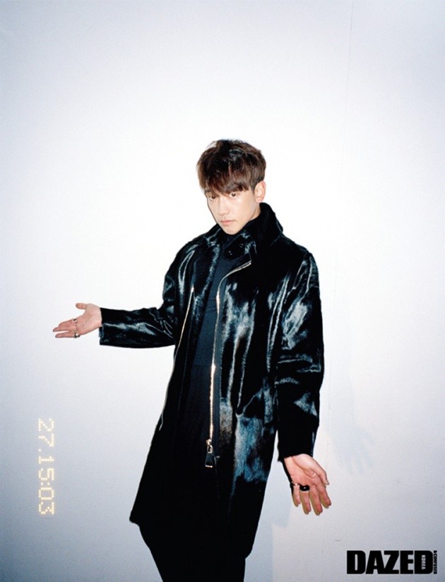 Gambar Foto Rain di  Majalah Dazed & Confused Korea Edisi Januari 2015