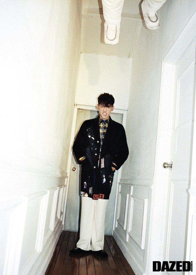 Gambar Foto Rain di  Majalah Dazed & Confused Korea Edisi Januari 2015
