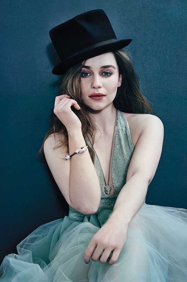 Gambar Foto Emilia Clarke di Majalah The Hollywood Reporter Edisi 3-10 April 2015