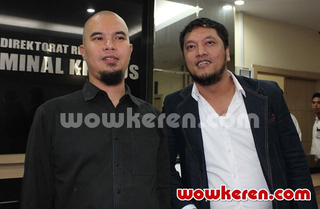 Gambar Foto Ahmad Dhani Didampingi Kuasa Hukum Ramdan Alamsyah