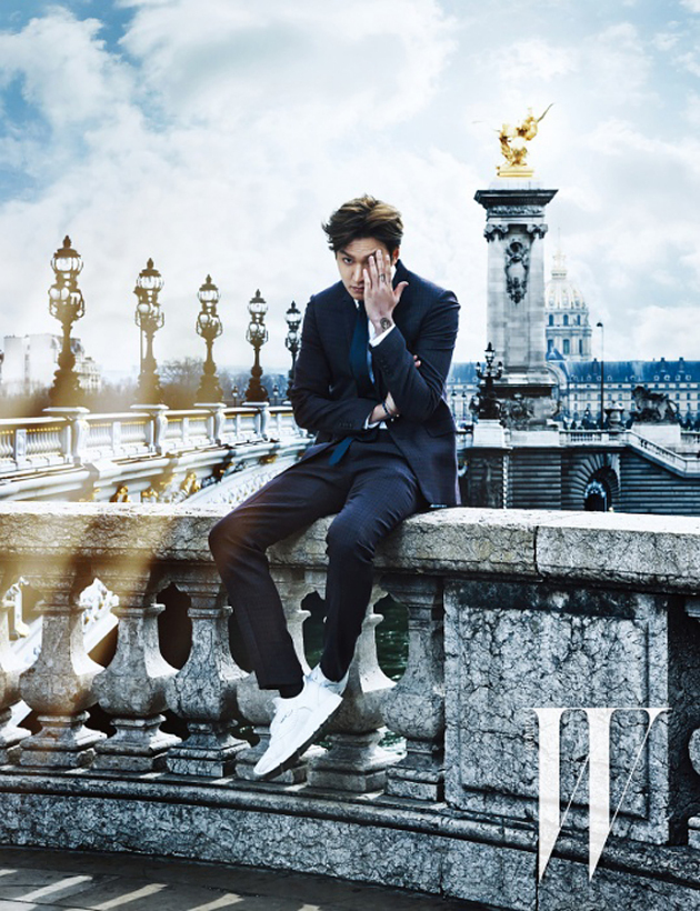 Gambar Foto Lee MIn Ho di Majalah W Korea Edisi Mei 2015