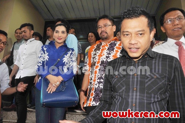 Gambar Foto Ashanty dan Anang Hermansyah Datangi Mabes Polri Meminta Bantuan Memberantas Pembajakan