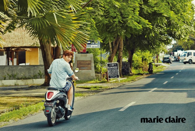 Gambar Foto Ji Chang Wook di Majalah Marie Claire Edisi Mei 2015