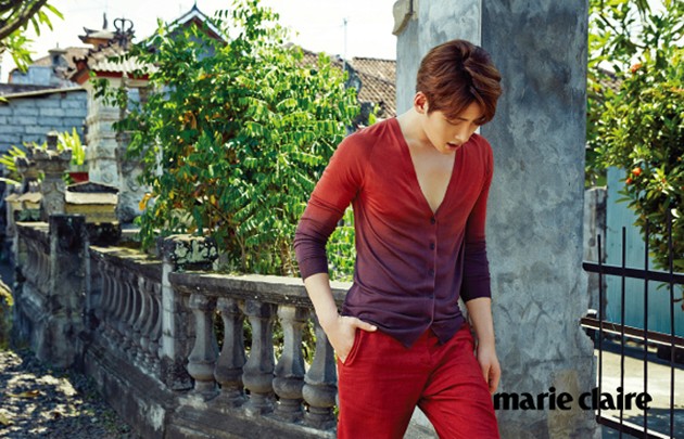 Gambar Foto Ji Chang Wook Saat Pemotretan Majalah Marie Claire Edisi Mei 2015