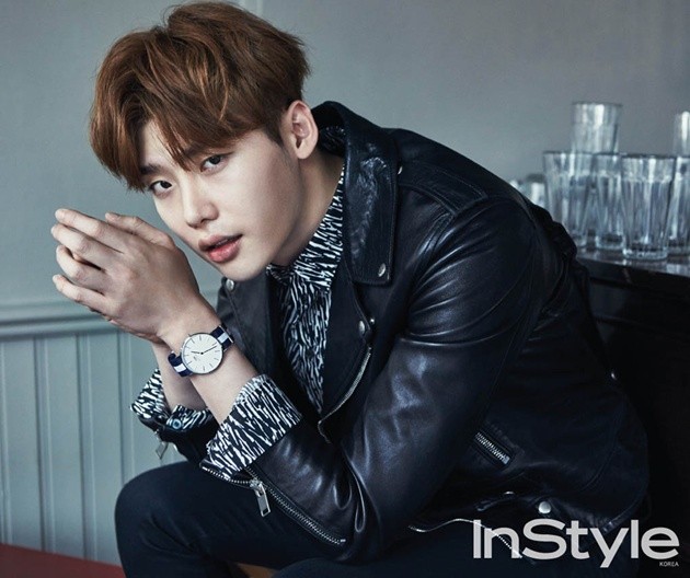 Gambar Foto Lee Jong Suk di Majalah InStyle Edisi April 2015