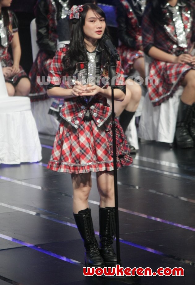 Gambar Foto Melody Saat Pengumuman Single ke-10 JKT48