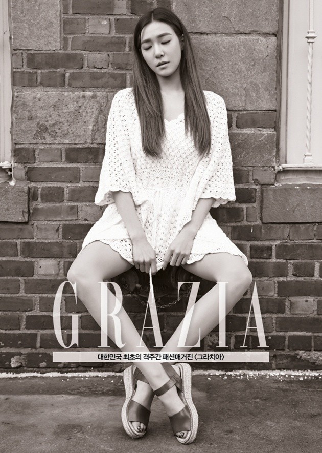 Gambar Foto Tiffany Girls' Generation di Majalah Grazia Edisi Mei 2015