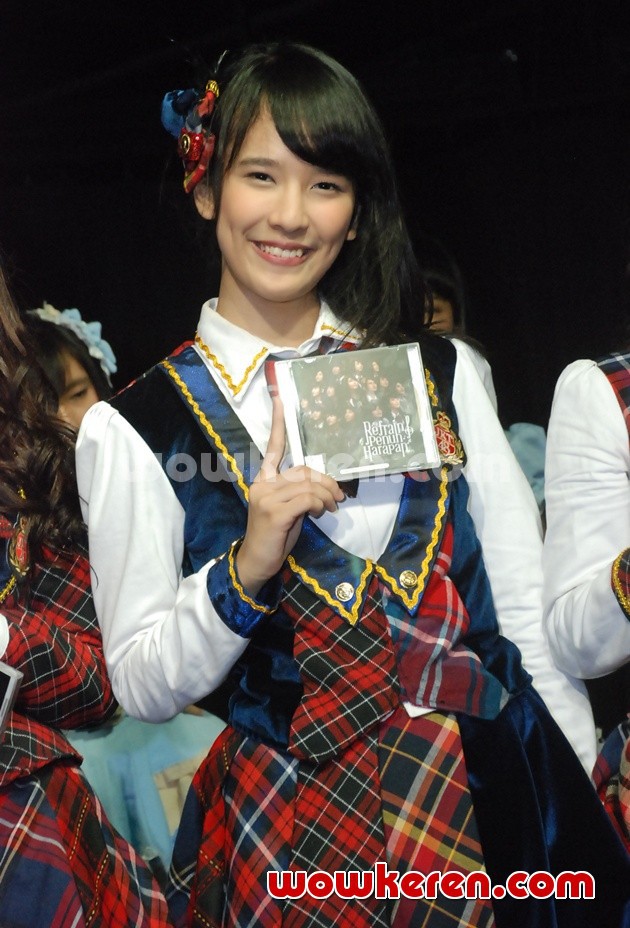 Gambar Foto Beby JKT48 di Press Conference Launching Single ke 10