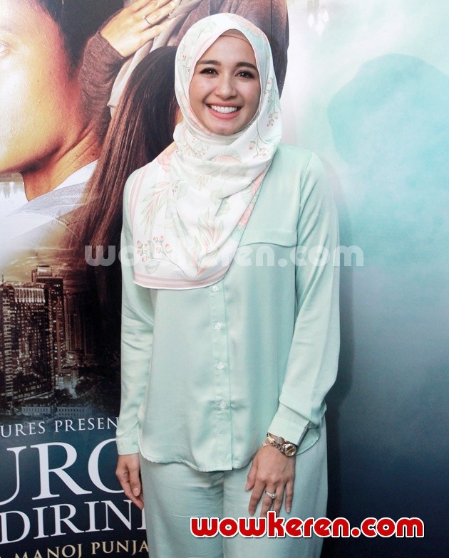 Gambar Foto Laudya Cynthia Bella di Konferensi Pers Film 'Surga Yang Tak Dirindukan'