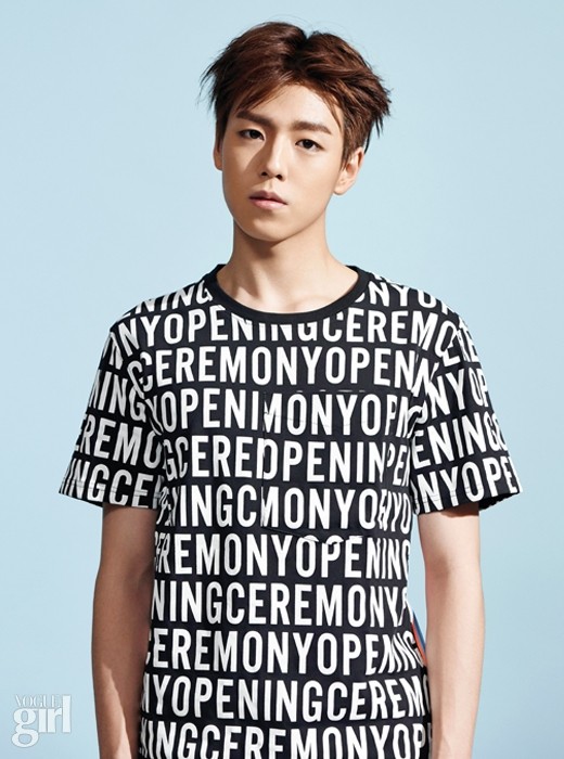 Gambar Foto Lee Hyun Woo di Majalah Vogue Girl Edisi Juni 2015