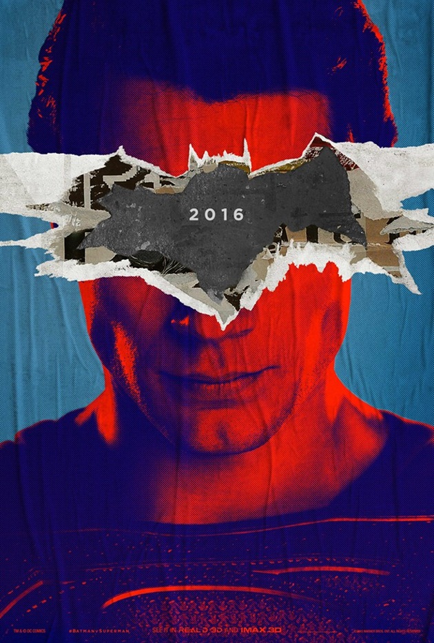 Gambar Foto Poster Superman di Film 'Batman v Superman: Dawn of Justice'