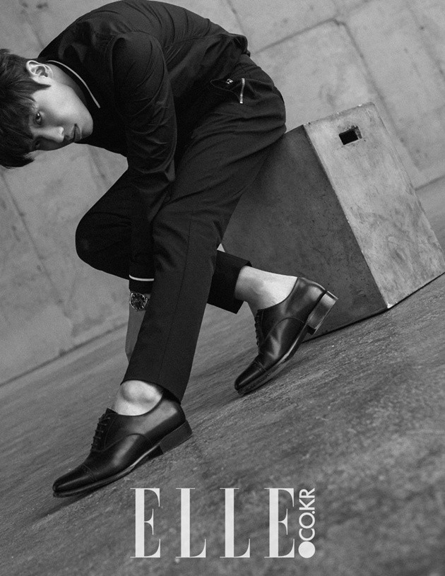 Gambar Foto Lee Joon MBLAQ di Majalah Elle Edisi Juli 2015