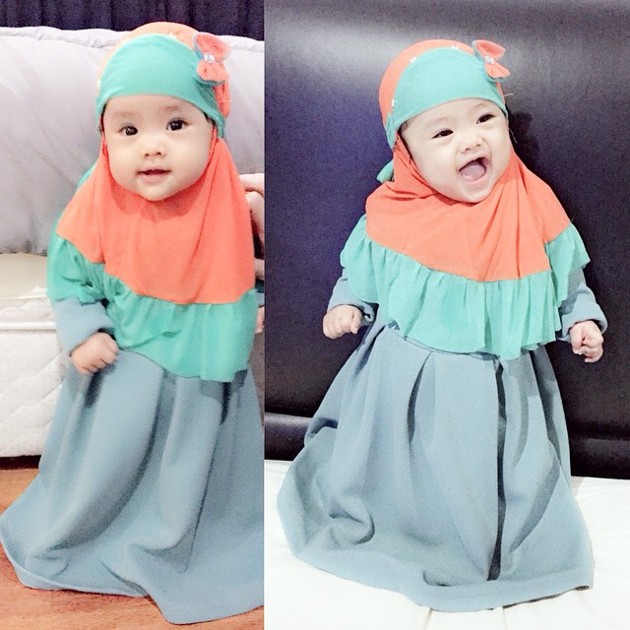 Gambar Foto Imutnya Maryam Kenakan Hijab