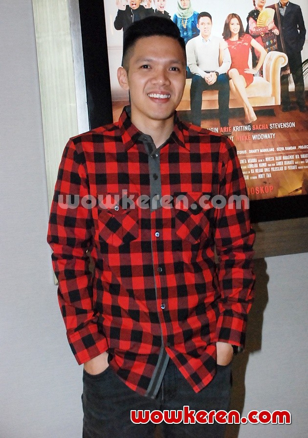 Gambar Foto Reza Nangin di Press Screening Film 'Lamaran'