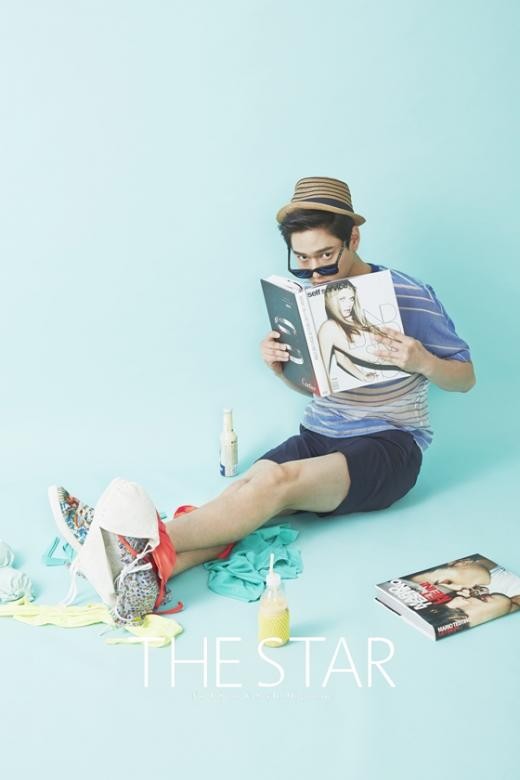Gambar Foto Go Kyung Pyo di Majalah The Star Edisi Juli 2015