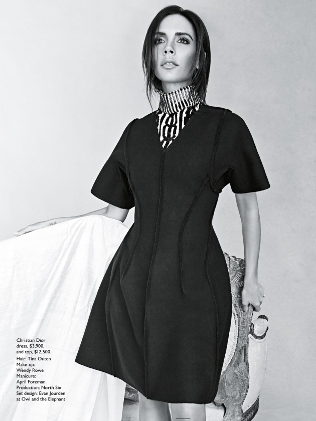 Gambar Foto Victoria Adams di Majalah Vogue Australia Edisi Agustus 2015