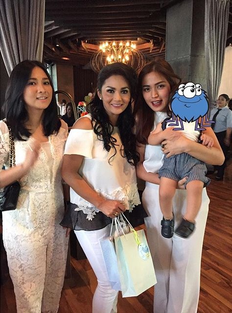 Gambar Foto Krisdayanti Hadir di Pesta Ulang Tahun El Barack Alexander