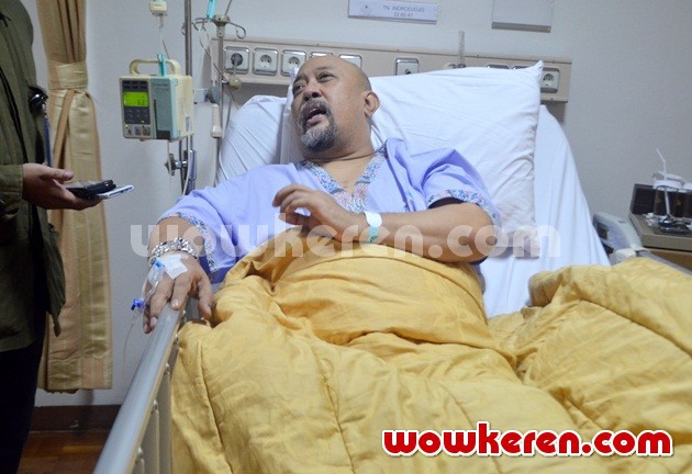 Gambar Foto Indro Warkop Saat Dirawat di Rumah Sakit MMC