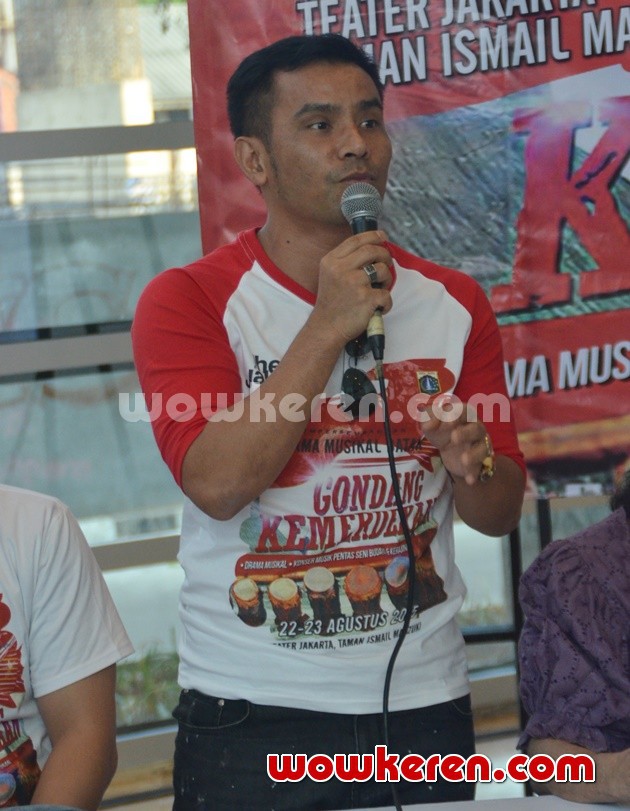 Gambar Foto Judika di Konferensi Pers 'Gondang Kemerdekaan'