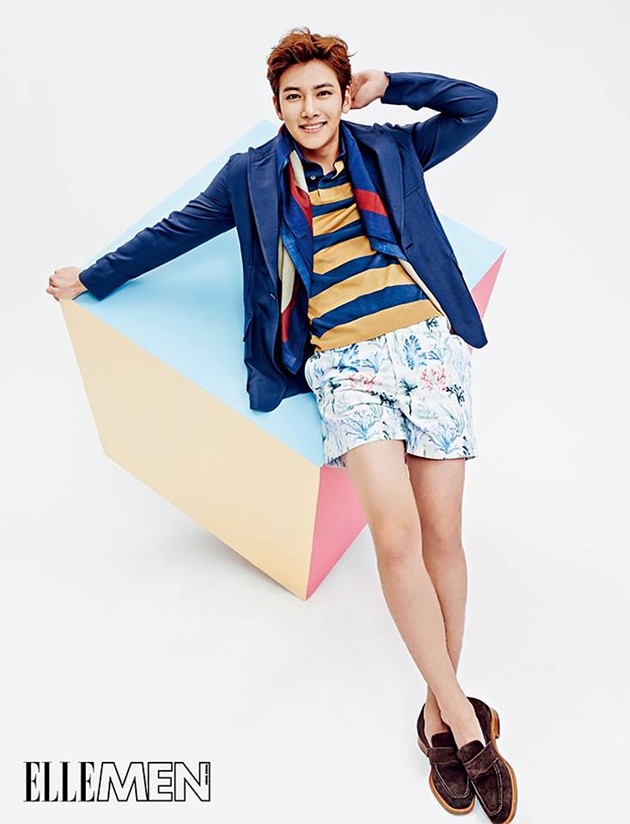 Gambar Foto Ji Chang Wook di Majalah Elle Men Hong Kong Edisi Juli 2015