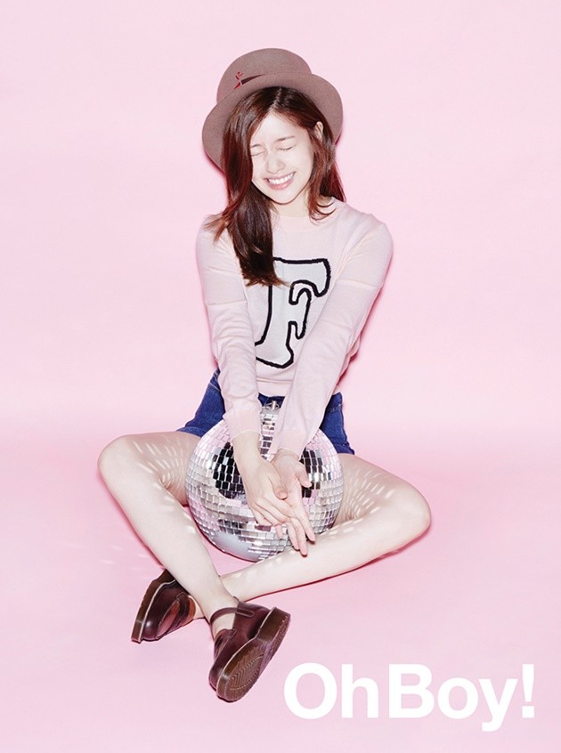 Gambar Foto Jung So Min di Majalah OhBoy! Edisi Agustus 2015