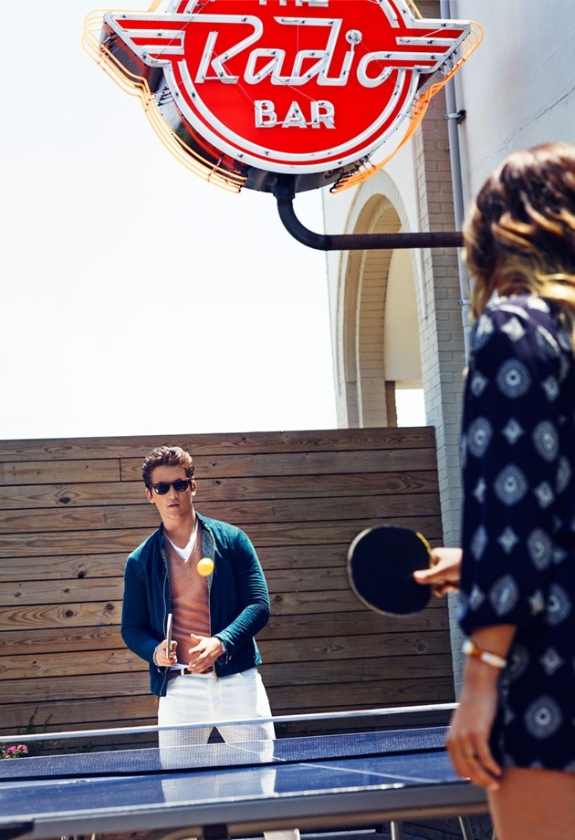 Gambar Foto Miles Teller di Majalah GQ Edisi Agustus 2014