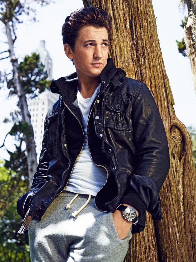 Gambar Foto Miles Teller di Majalah GQ Edisi Agustus 2014