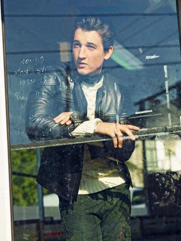 Gambar Foto Miles Teller di Majalah GQ Edisi Agustus 2014