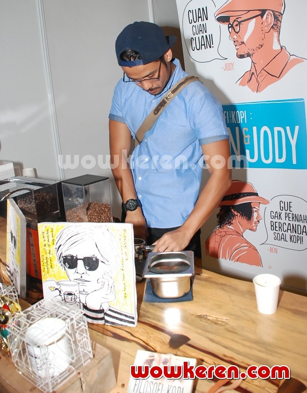 Gambar Foto Chico Jericho di Jumpa Pers 'Filosofi Kopi' POPCON - Day 1