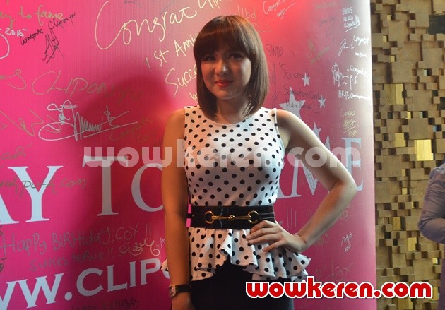 Gambar Foto Vicky Shu Hadiri Perayaan 1 Tahun ClipOnYu