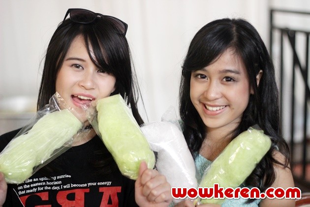 Gambar Foto Grace dan Angel JKT48 di Handshake Festival 'Refrain Penuh Harapan'