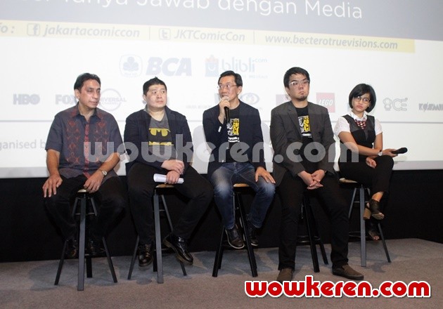 Gambar Foto Press Conference Jakarta Comic Con 2015
