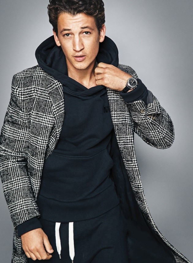 Gambar Foto Miles Teller di Majalah GQ Edisi Desember 2014