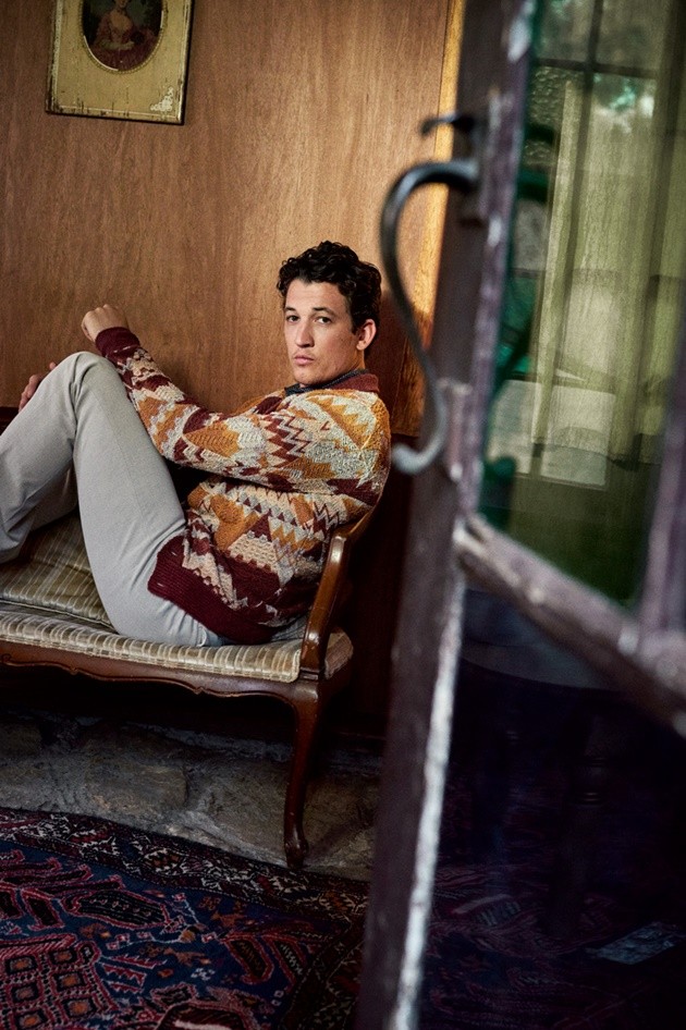 Gambar Foto Miles Teller di Majalah Flaunt Edisi Mei 2015