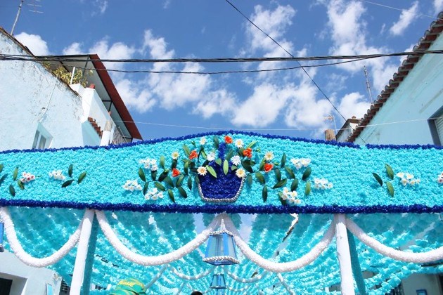 Gambar Foto Indahnya Festival Bunga di Portugal