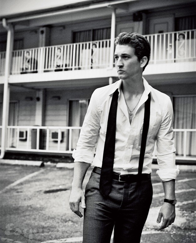 Gambar Foto Miles Teller di Majalah Esquire Edisi September 2015