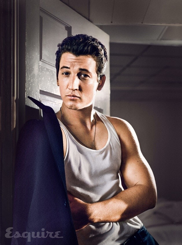 Gambar Foto Miles Teller di Majalah Esquire Edisi September 2015