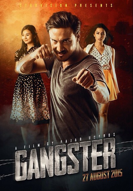 Gambar Foto Eriska Rein, Hamish Daud dan Nina Kozok di Poster Film 'Gangster'