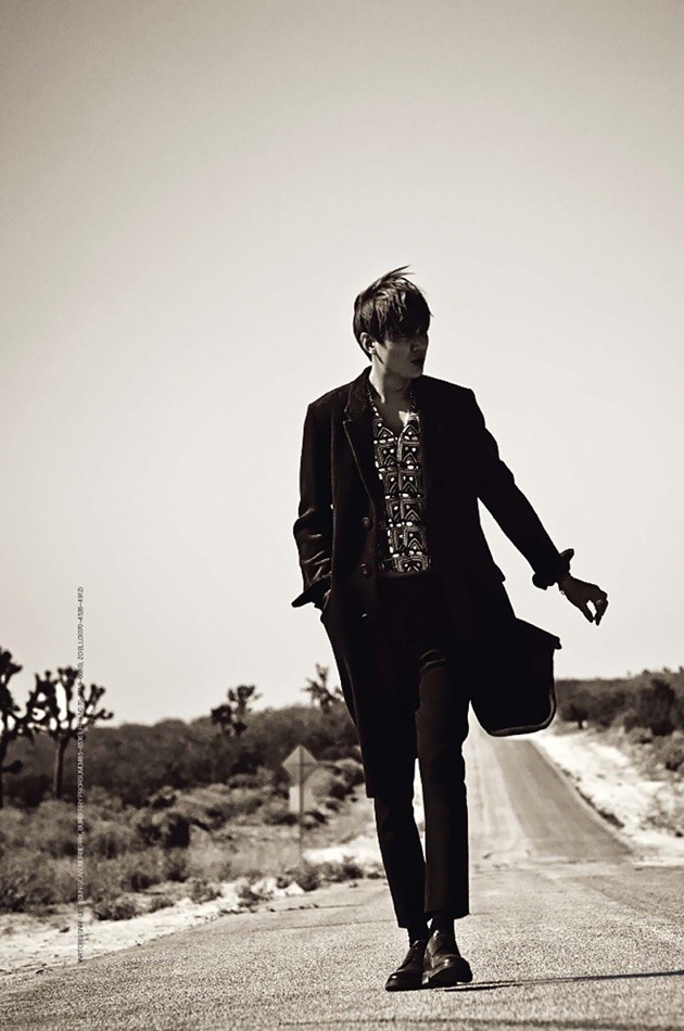 Gambar Foto Lee Min Ho di Majalah Elle Korea Edisi September 2015