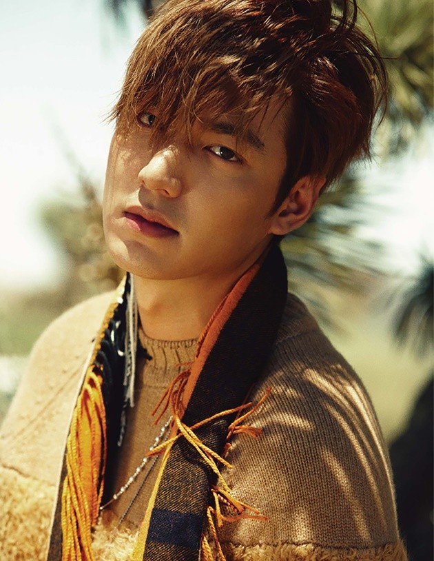 Gambar Foto Lee Min Ho di Majalah Elle Korea Edisi September 2015