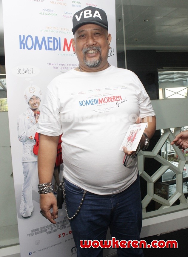 Gambar Foto Indro Warkop di Media Gathering Film 'Komedi Moderen Gokil'