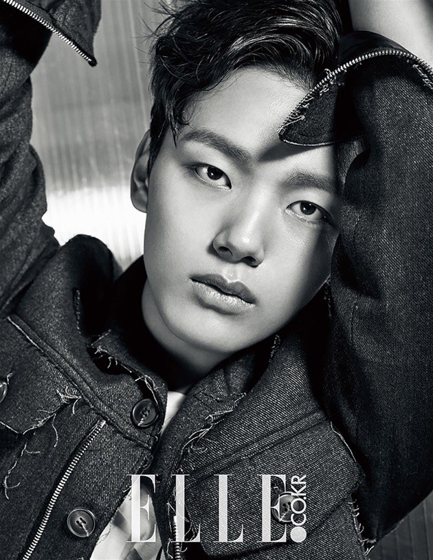 Gambar Foto Yeo Jin Goo di Majalah Elle Korea September 2015