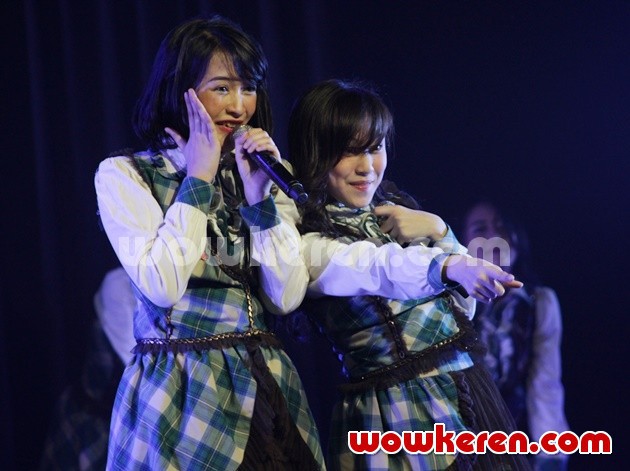 Gambar Foto Kinal dan Michelle JKT48 di RKJ Dream Team Show