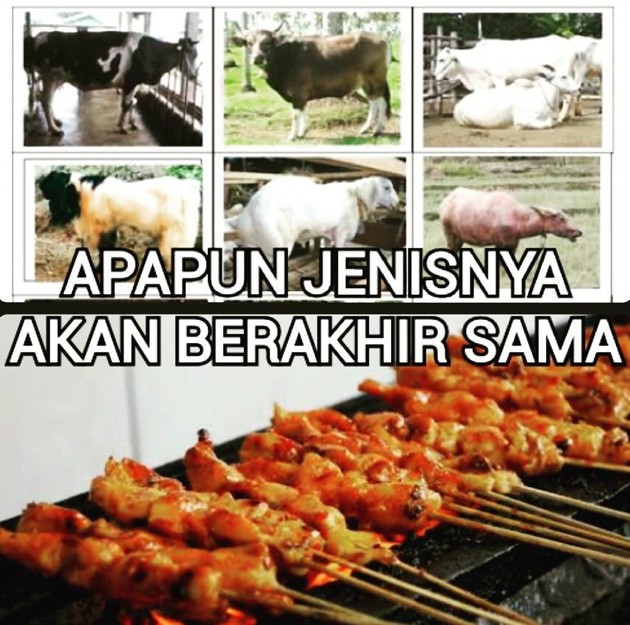 Gambar Foto Akhir yang Sama Setiap Hewan Kurban